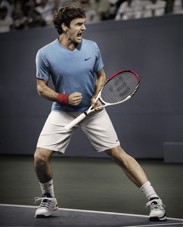 tenue jour Roger Federer Nike Us open 2012