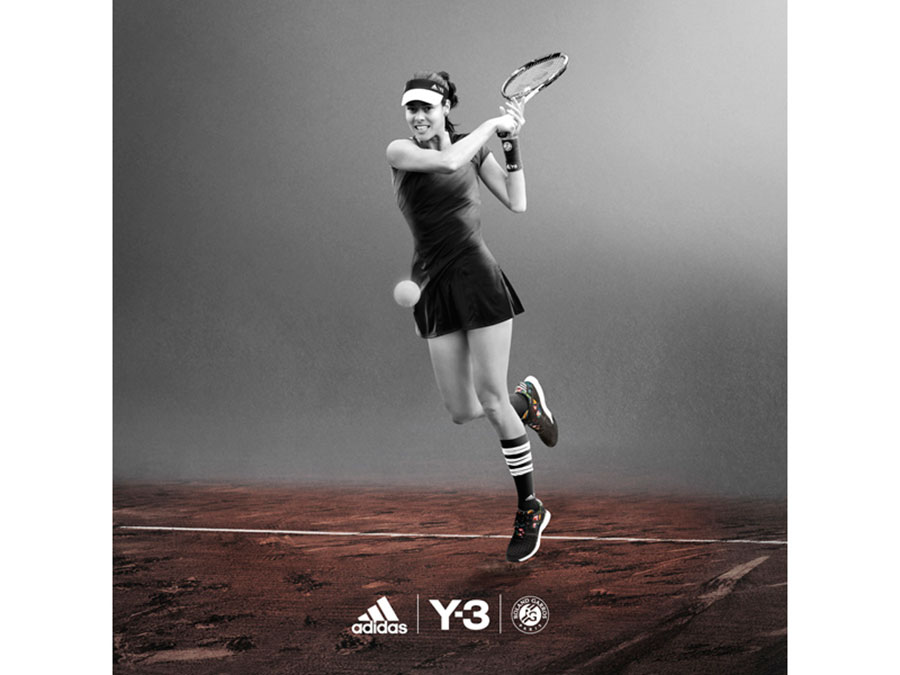 La tenue Y-3 x adidas d’Ana Ivanovic à Roland Garros