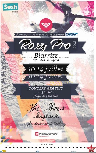 Roxy Pro, surf, musique, art et fashion