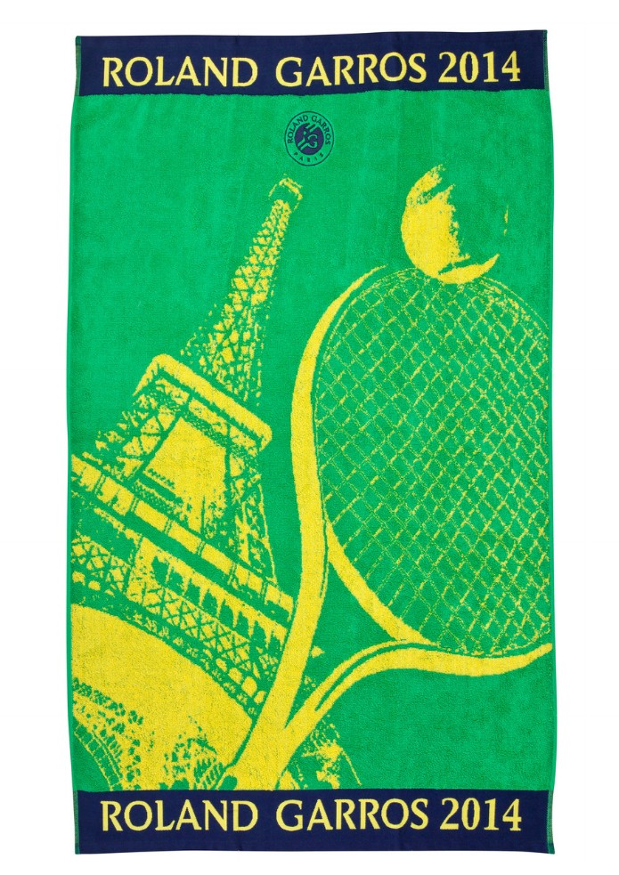 Serviette joueuse Roland Garros 2014