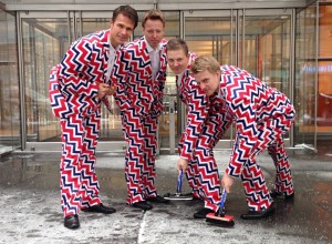 The Norway's Men's Olympic Curling Team