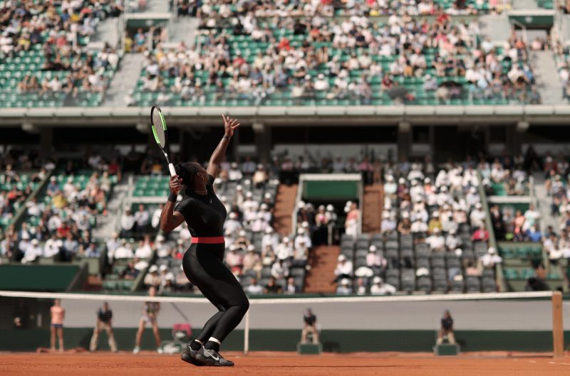 Tenue Catsuit Serena Williams  Roland Garros